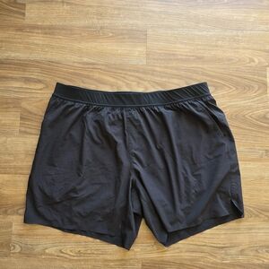 True Classic 7" 2‑in‑1 Training Shorts Size 2XL Black